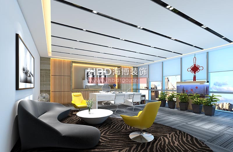 睿邦資本董事長(zhǎng)辦公室裝修