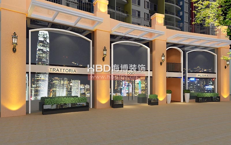 OGGI意大利餐廳設計 外觀設計 OGGI意大利餐廳設計 外觀設計