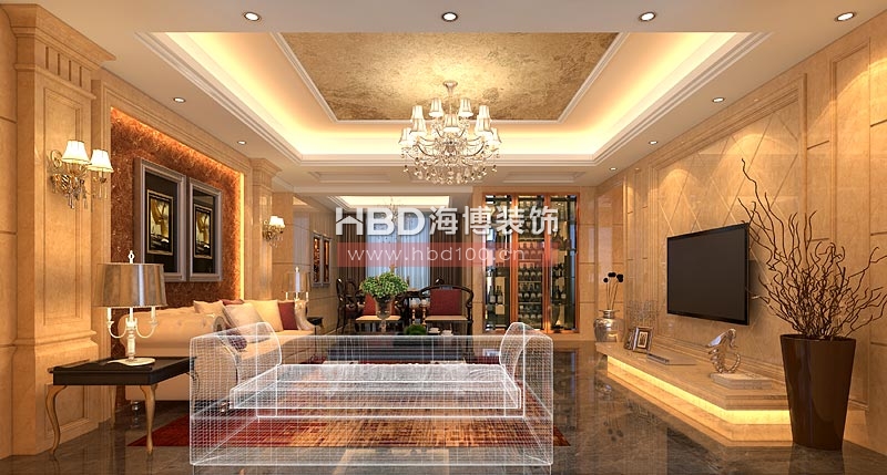 簡約時尚別墅裝修設計,客廳設計效果圖.jpg 簡約時尚別墅裝修設計,客廳設計效果圖.jpg