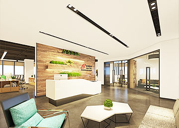 智慧神州信息技術(shù)公司前臺裝修設(shè)計(jì) 智慧神州信息技術(shù)公司前臺裝修設(shè)計(jì)